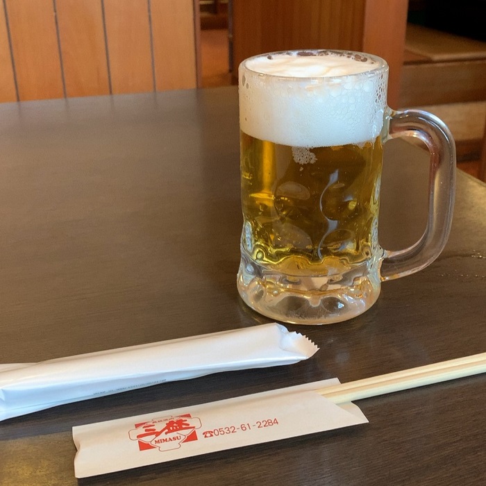生ビール中｜義経焼肉三益